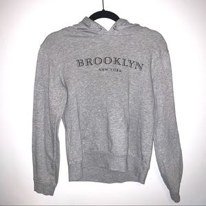 Forever 21 Brooklyn, New York Gray Sweatshirt